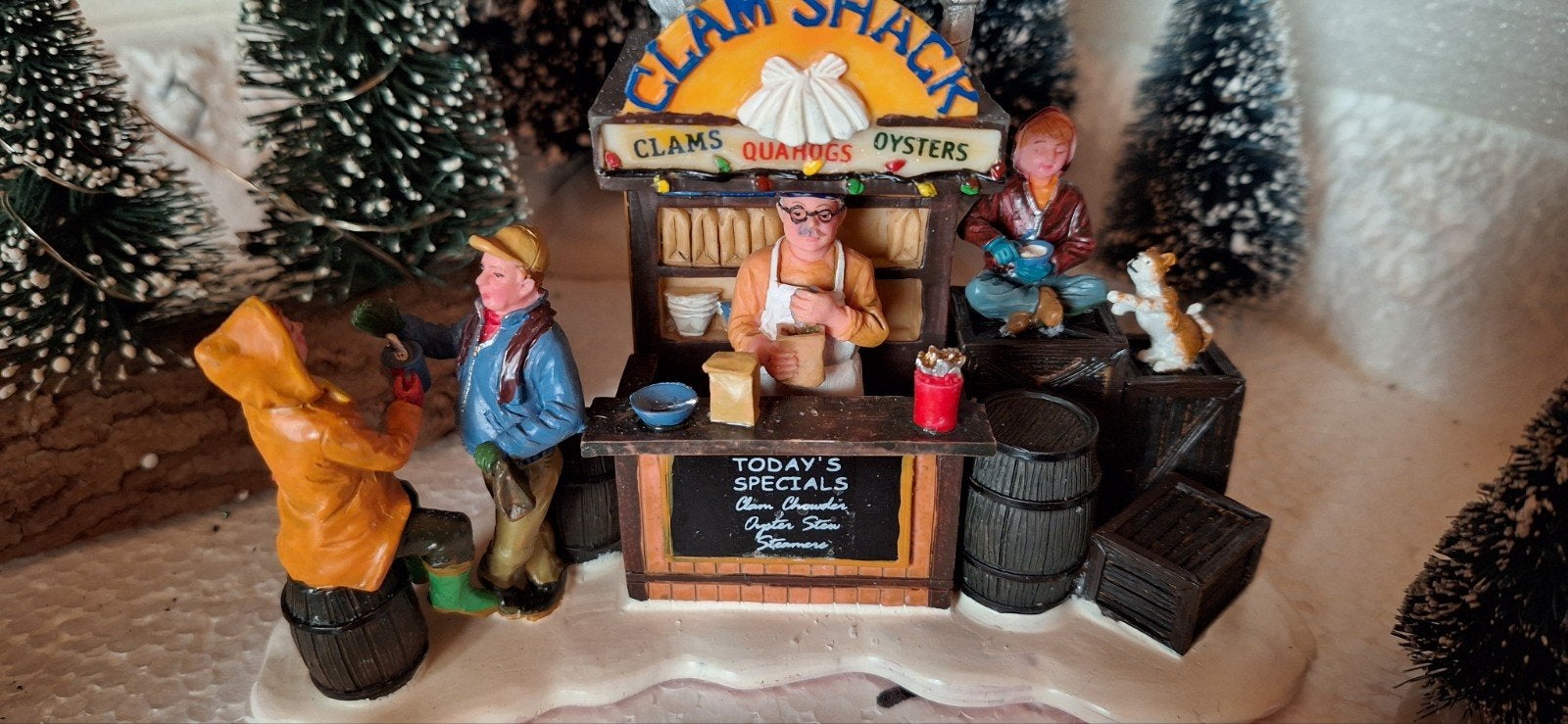 Lemax Clam Shack, Ophalen of Verzenden, Gebruikt