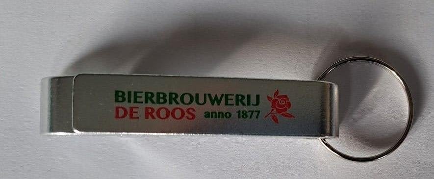Bierbrouwerij De Roos Flesopener/sleutelhanger, Verzamelen, Ophalen of Verzenden, Zo goed als nieuw, Flesopener, Overige merken