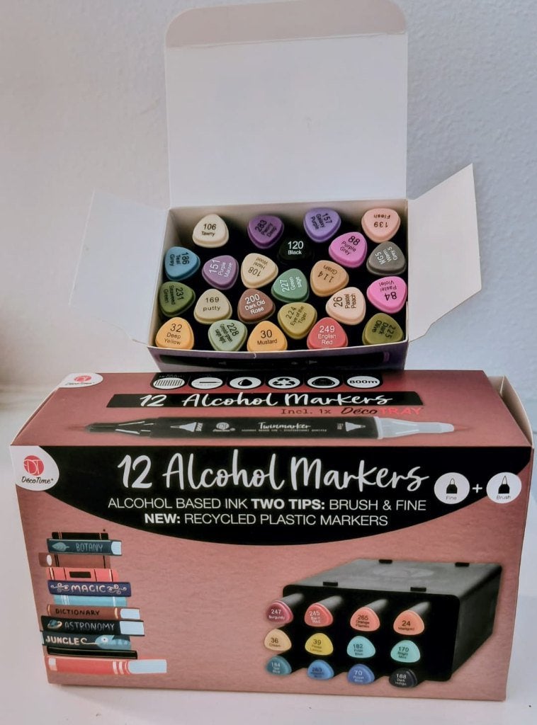 Nieuw! Diverse Twin markers/ Alcohol markers DécoTime., Ophalen of Verzenden, Nieuw, Potlood of Stift