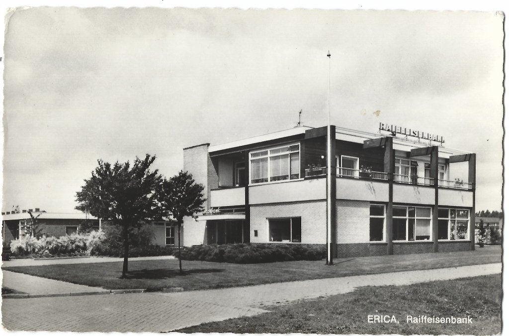 Erica, Raiffeisenbank, Verzenden, 1960 tot 1980, Ongelopen, Drenthe