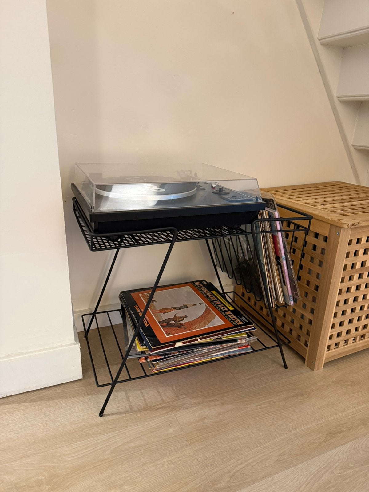 Platenspeler Kastje/Rek, Ophalen, Minder dan 55 cm, Zo goed als nieuw, 60 cm of meer