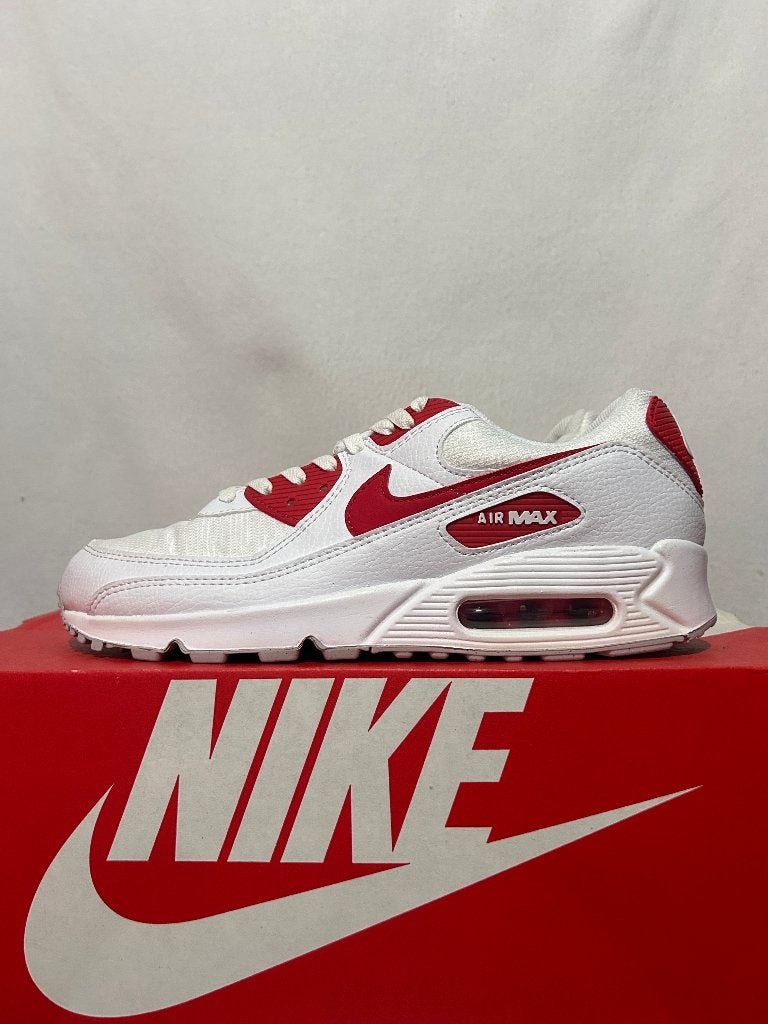 NIEUW! Maat 43 - Nike Air Max 90 White University Red, Kleding | Heren, Overige kleuren, Verzenden, Nike, Nieuw