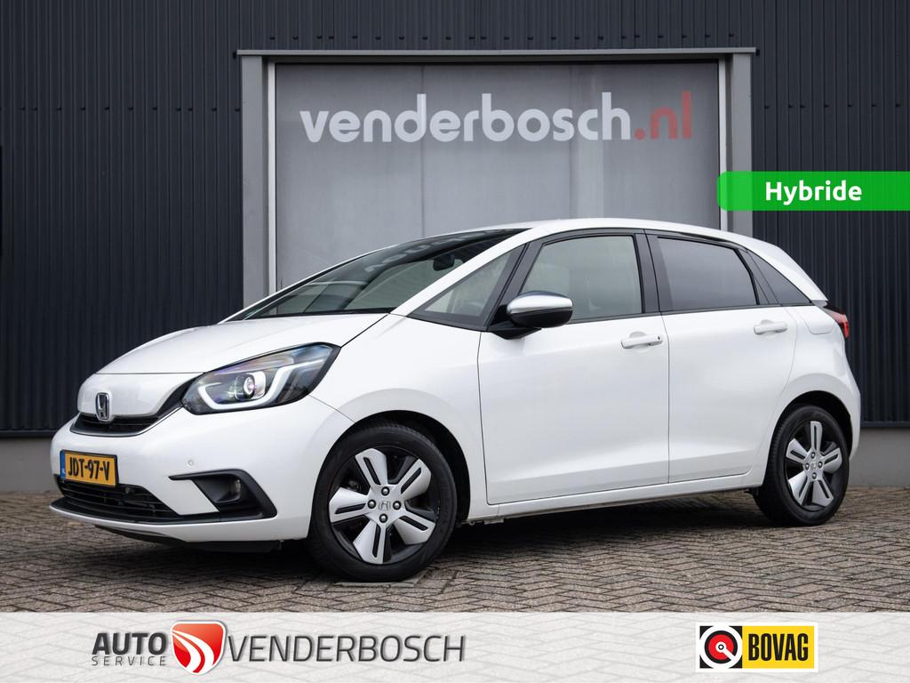 Honda Jazz 1.5 e:HEV Elegance 109pk | CarPlay | Stoel-/Stuur, LED verlichting, 28 km/l, Euro 6, Leder en Stof