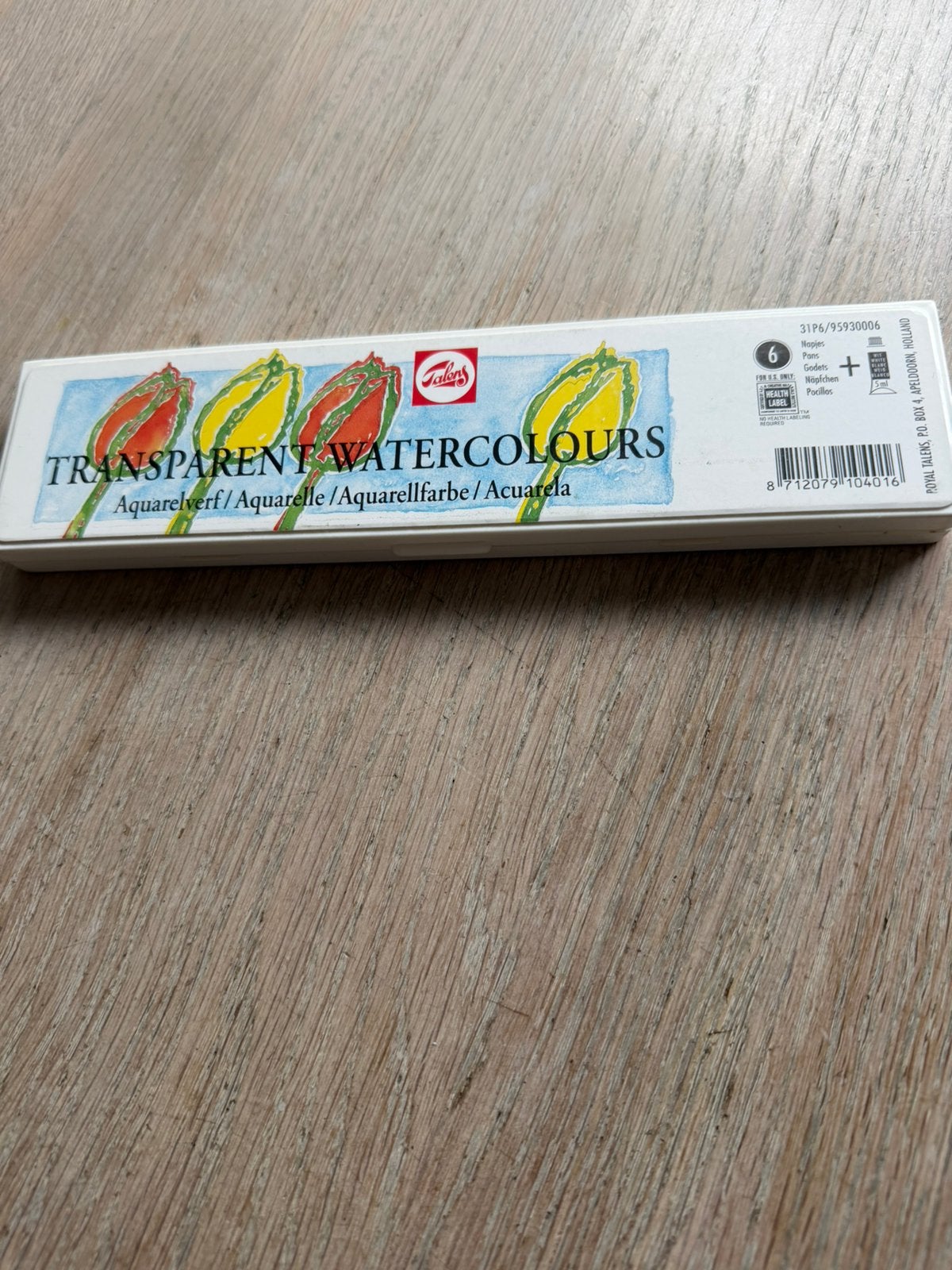 Bijna ongebruikte talens waterverf doos, Ophalen of Verzenden, Zo goed als nieuw, Potlood of Stift
