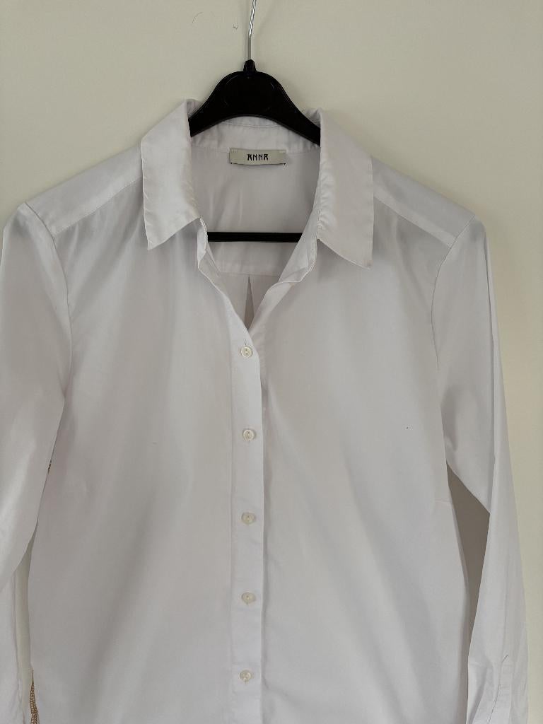 WItte blouse dames, Maat 38/40 (M), Anna van Toor, Wit, Ophalen of Verzenden