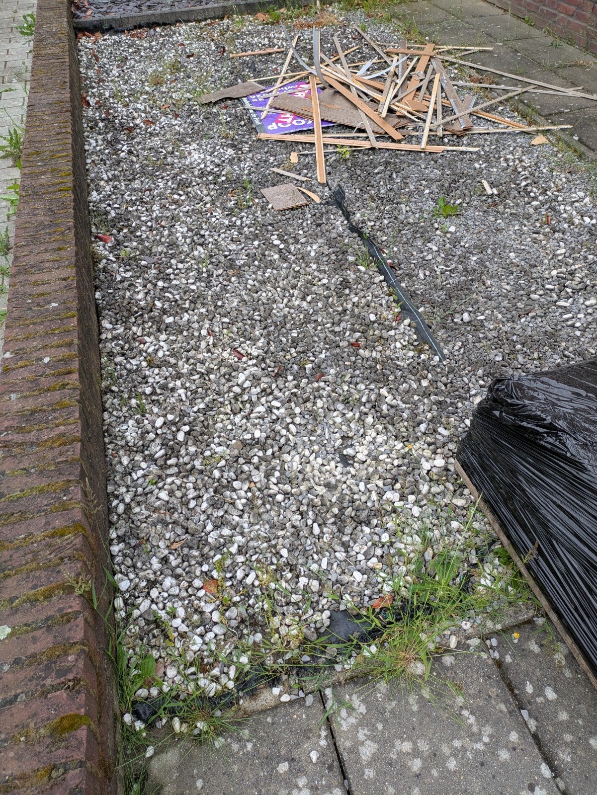 Gratis split keien, Tuin en Terras, Ophalen of Verzenden, Split