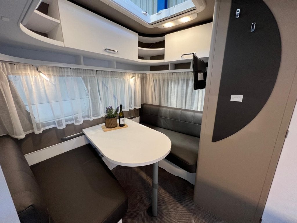 Dethleffs C'Go 415 QL Mover, Airco, Luifel, LMV., Caravans en Kamperen, Standaardzit, Bedrijf, 750 - 1000 kg, Dwarsbed