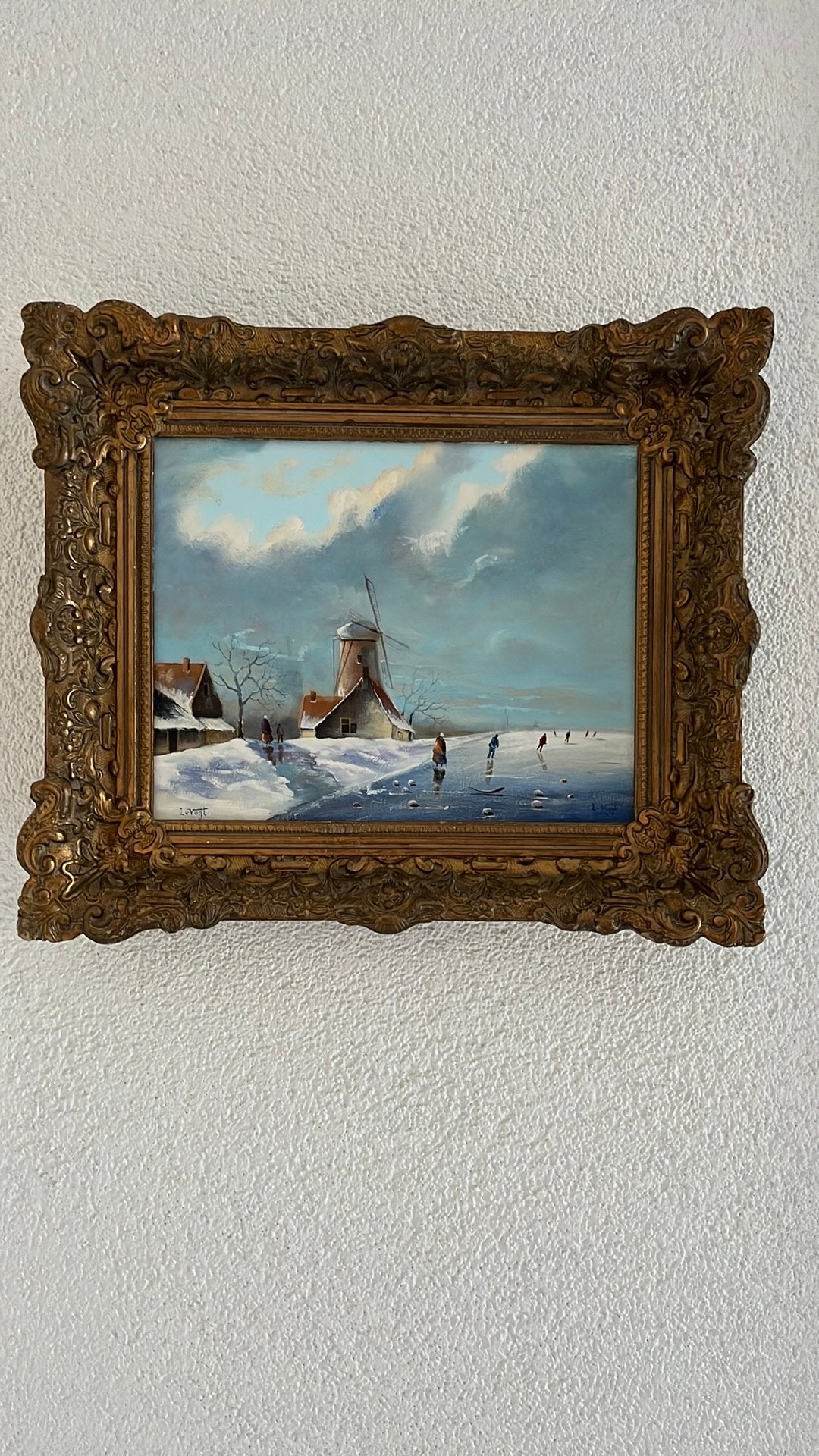 Winterlandschsp, Ophalen, Stads- / dorpsgezicht
