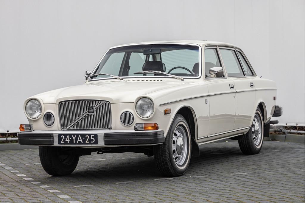 Volvo 164 E Automaat LPG (bj 1974), Auto's, Oldtimers, Bedrijf, Te koop, Volvo, LPG, Sedan, Automaat, Geïmporteerd, Wit, Achterwielaandrijving