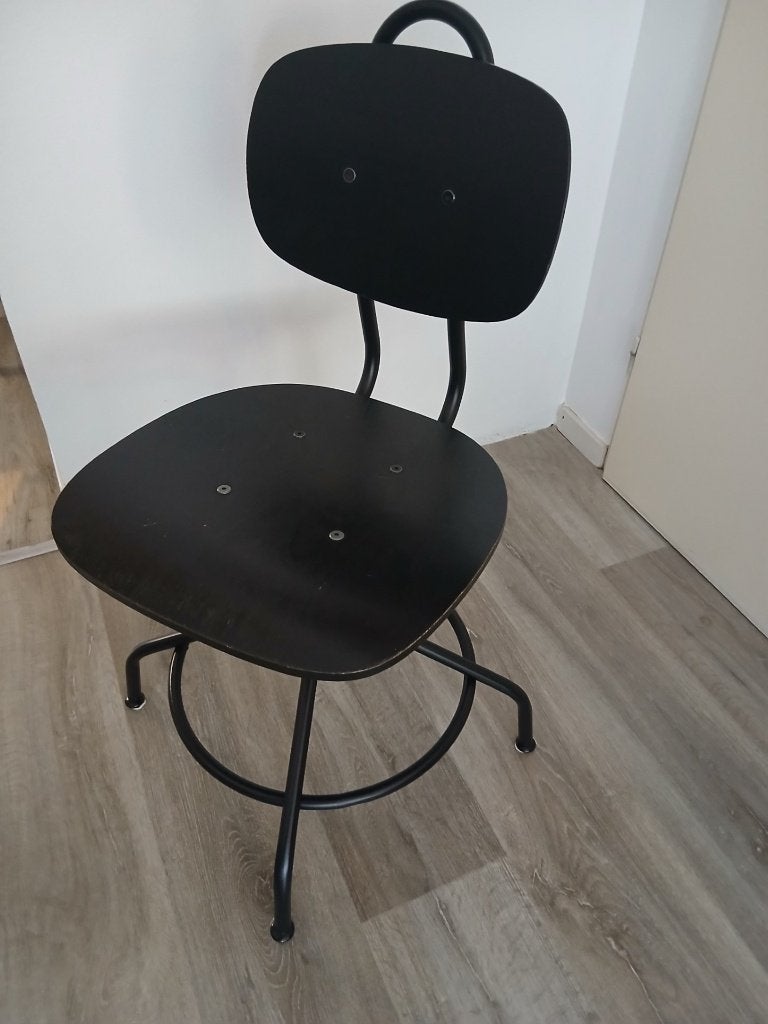 Bureaustoel Ikea Kullaberg - draaistoel zwart, Ophalen, Gebruikt, Zwart