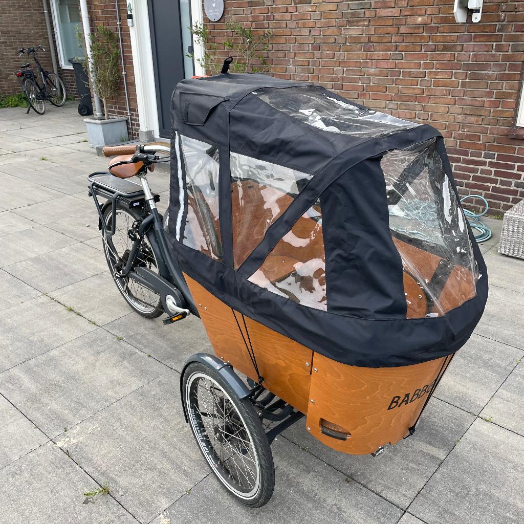 Babboe E-Carve, Fietsen en Brommers, Fietsen | Bakfietsen, Gebruikt, Elektrisch, 2 kinderen, Schijfrem