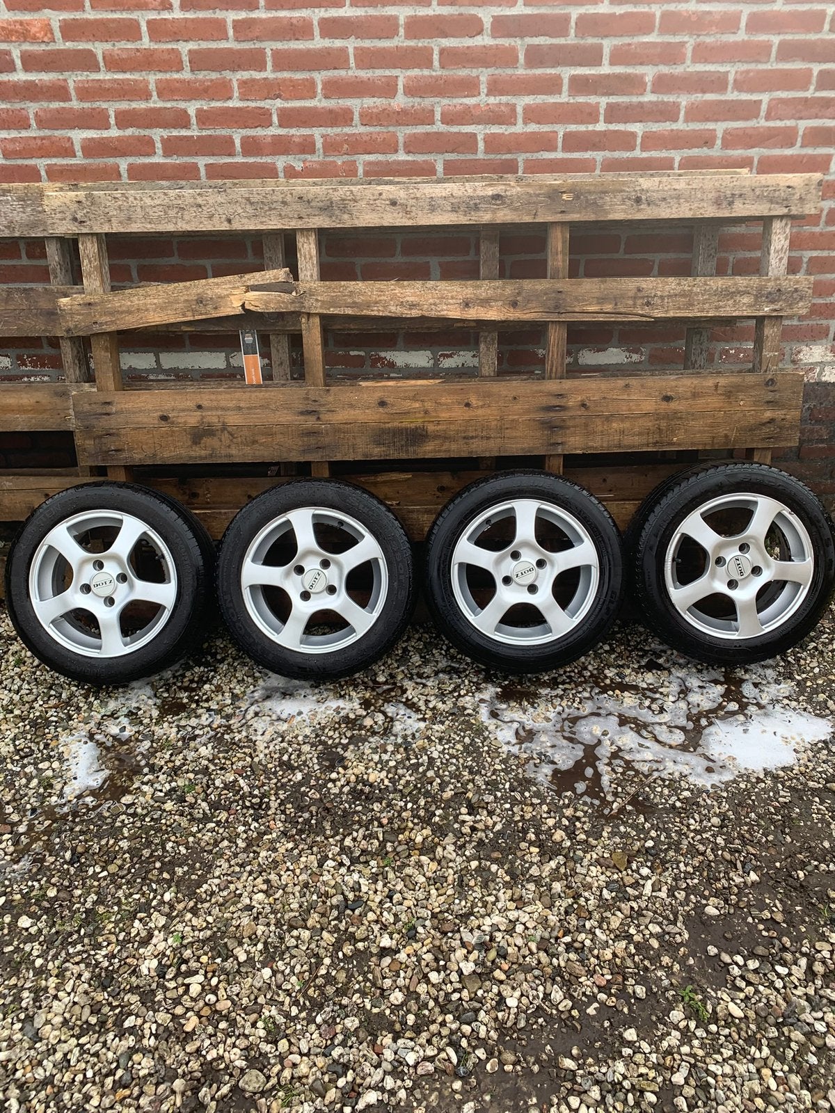 Dotz velgen 4x100 14inch, Ophalen, Gebruikt