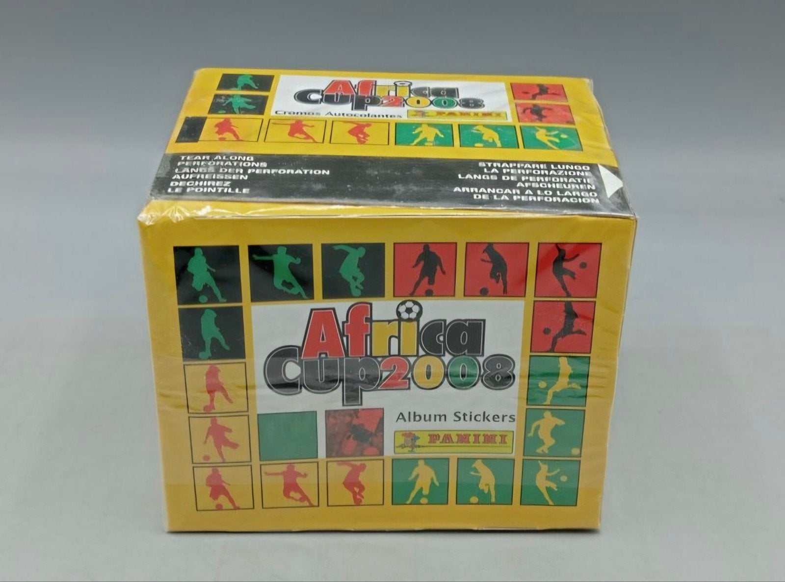 5x Panini Africa Cup 2008 Sealed Box 50 Zakjes, Verzenden, Nieuw, Meerdere stickers