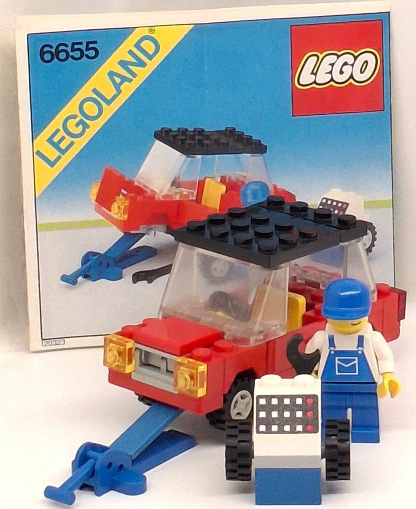 LEGO 6655 Legoland  Auto & Tire Repair, Gebruikt, Lego, Ophalen of Verzenden, LEGOLAND