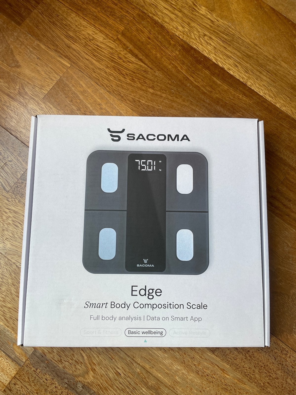 Weegschaal Sacoma Edge Smart Body Composition -Nieuw in doos, 1 tot 500 gram, Nieuw, 100 kg of meer, Ophalen of Verzenden