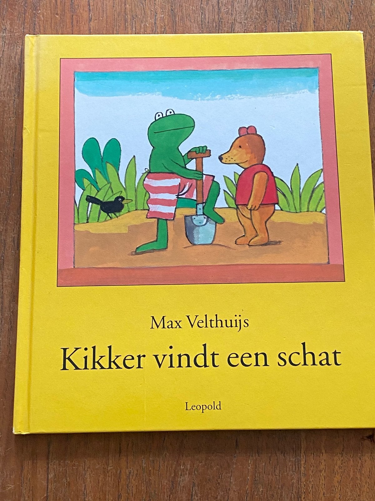 Kikker vindt een schat - Max Velthuijs, Leopold, Boeken, Ophalen of Verzenden, Gelezen, Prentenboek