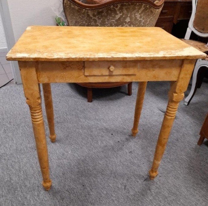 Brocante oud tafeltje, Antiek en Kunst, Ophalen