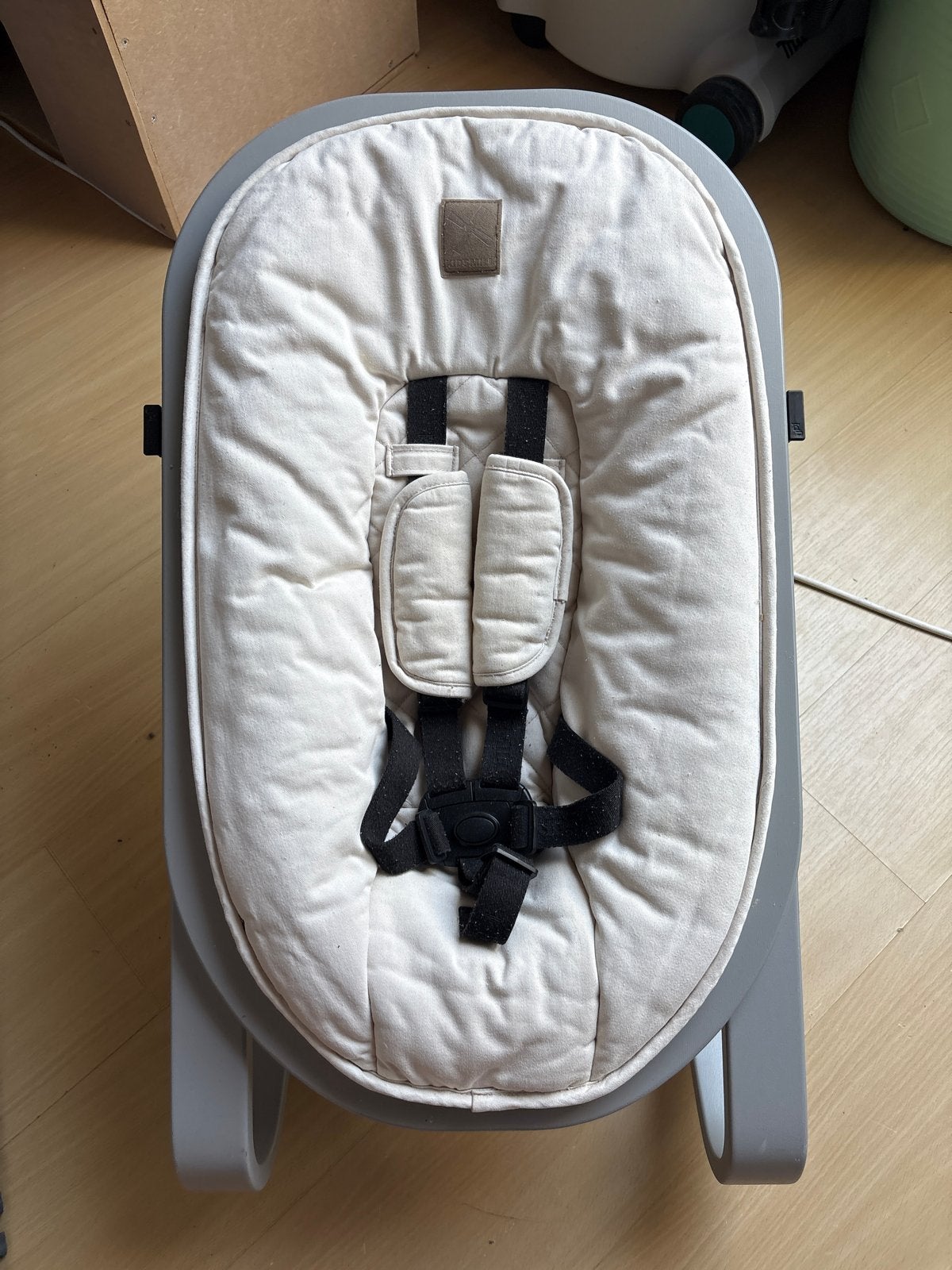 Kidsmill Wipper Newborn Set - Grijs met Beige Bekleding, Ophalen, Zo goed als nieuw, Overige typen, Gordel(s)