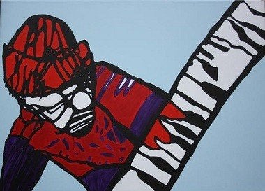 groot doek herman brood stijl, Ophalen of Verzenden, 125 cm of meer, Schilderij, Oorspronkelijke maker