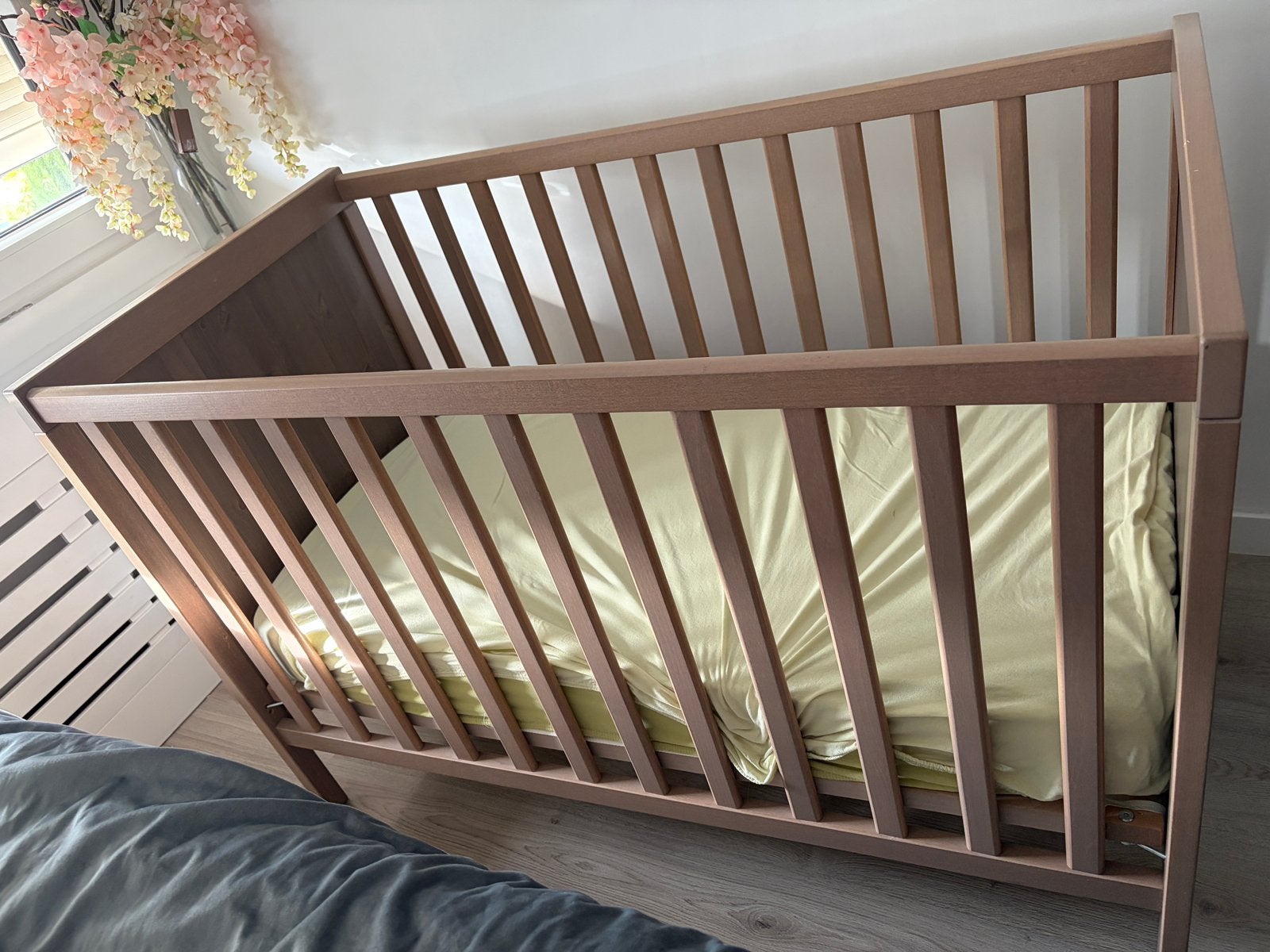 Kinderbed Ikea in hoogte verstelbaar, Ophalen, Zo goed als nieuw, Ledikant