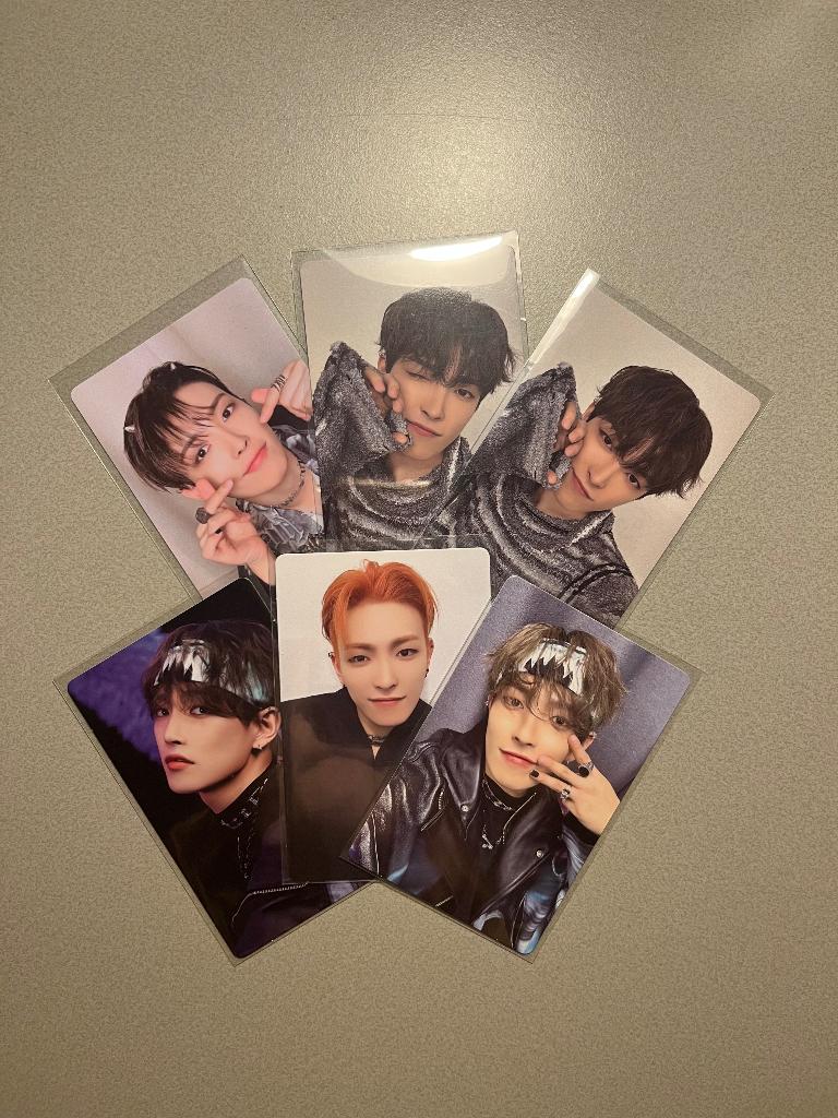 Ateez Hongjoong set photocards kpop, Verzenden, Zo goed als nieuw, Foto of Kaart