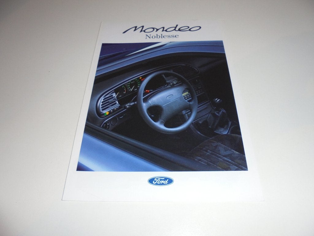 brochure Ford Mondeo Noblesse  1995, Ophalen of Verzenden, Zo goed als nieuw, Ford