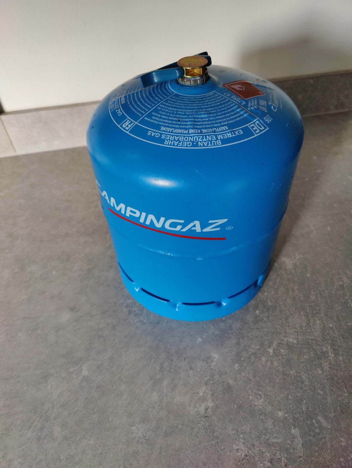 Campingaz gasfles 907 - Butaan, Caravans en Kamperen, Kampeeraccessoires, Ophalen of Verzenden, Gebruikt