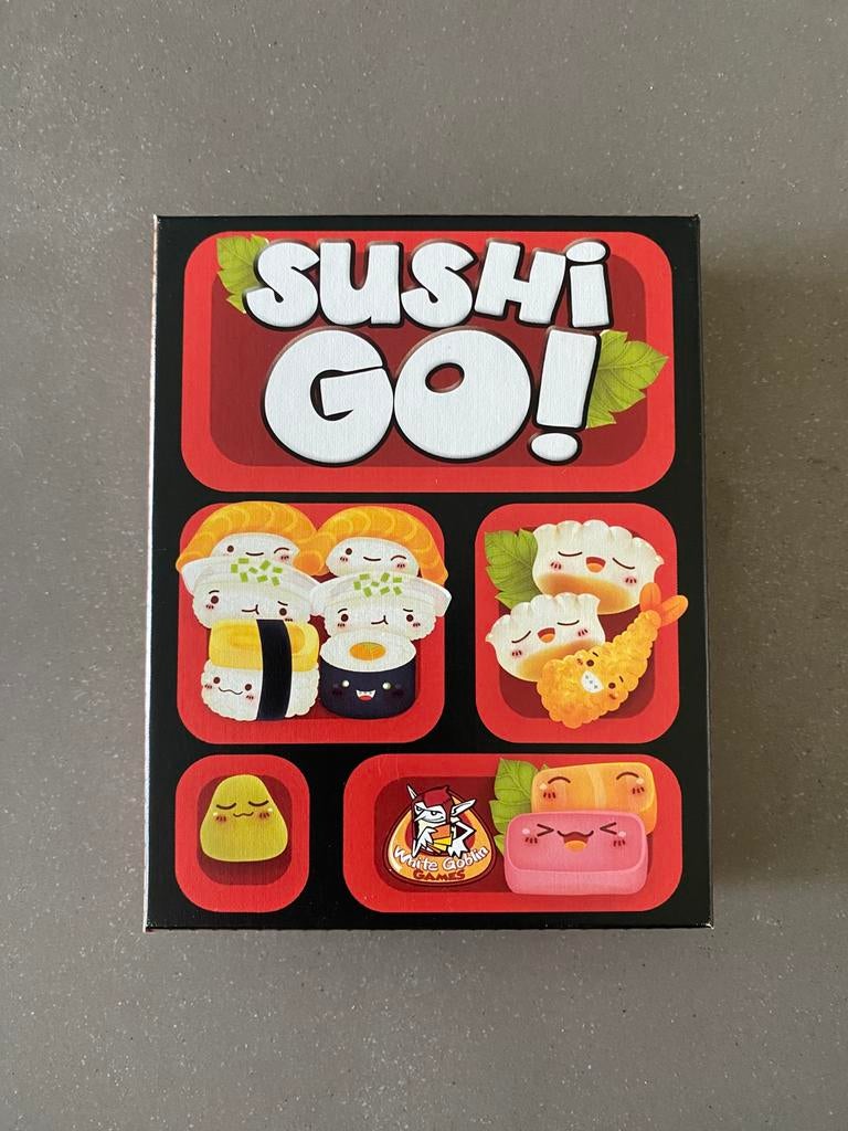 Kaartspel Sushi Go!, Hobby en Vrije tijd, Gezelschapsspellen | Kaartspellen, Ophalen, Zo goed als nieuw