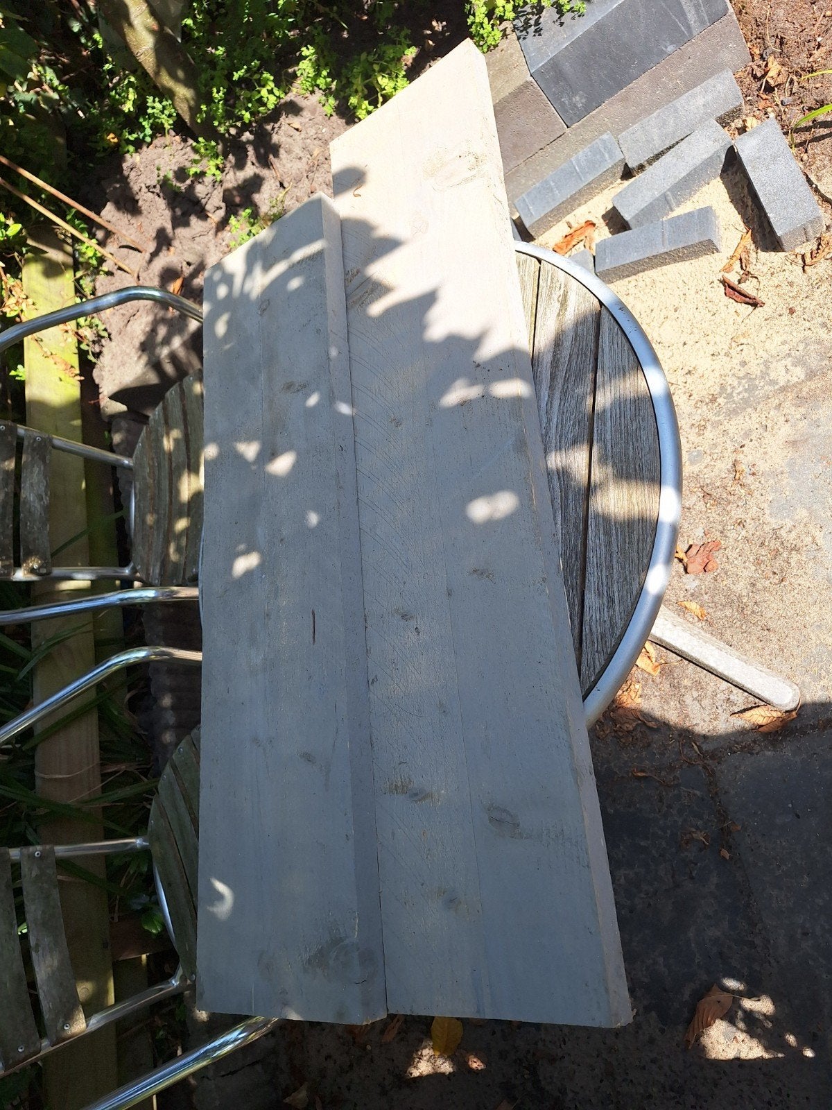 Steigerhouten deco planken - 3 stuks, Ophalen, Minder dan 25 mm, Plank, Minder dan 200 cm