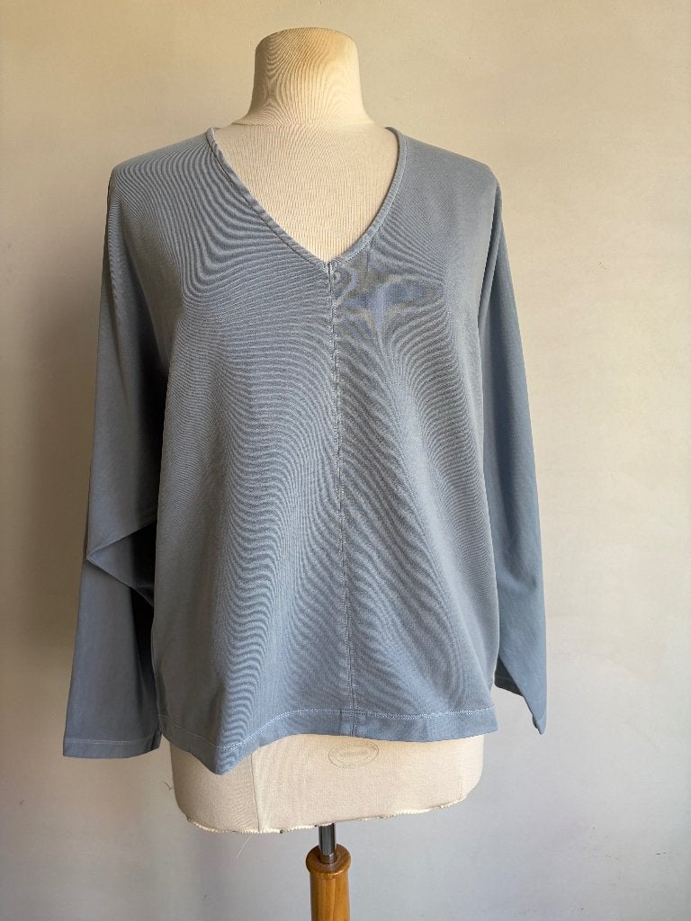 penn & ink trui blauw maat L, Penn & Ink, Maat 42/44 (L), Zo goed als nieuw, Verzenden