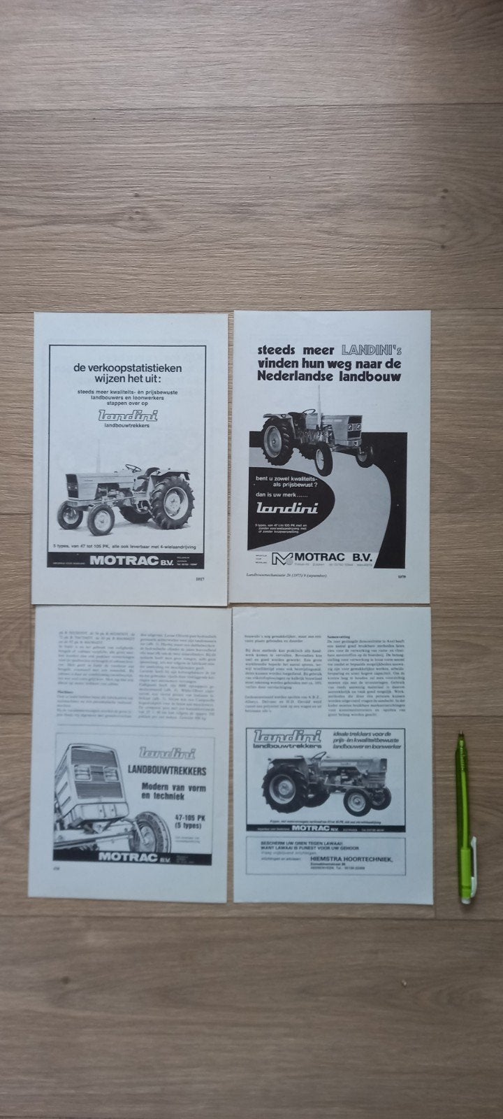 E: Landini tractor advertenties., Ophalen of Verzenden, 1920 tot 1940, Tijdschrift