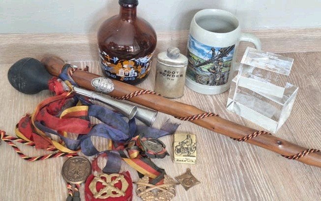 Militaria stok pul opener glas, Verzamelen, Ophalen, Landmacht