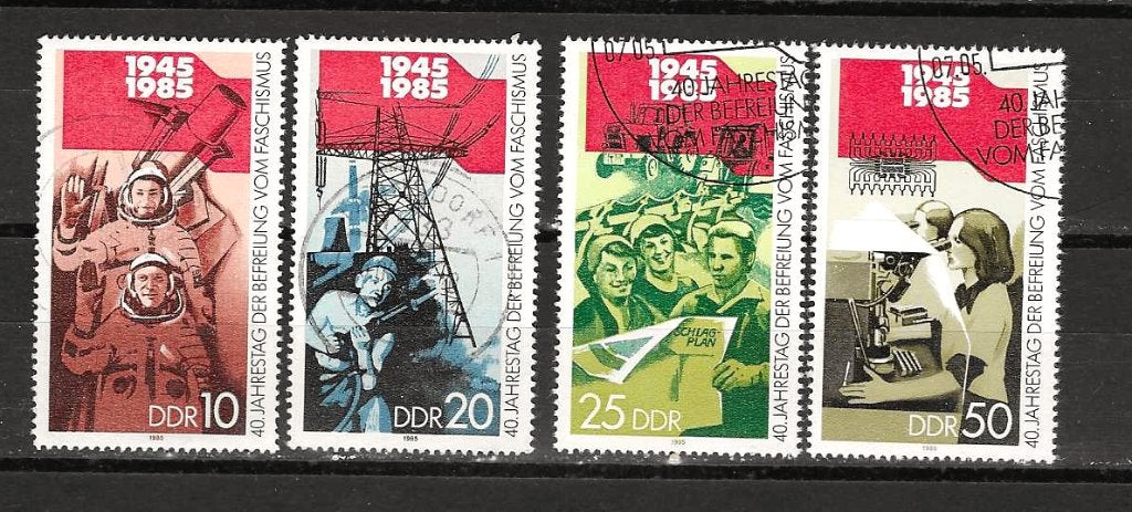 DDR 2941-2944, Ophalen of Verzenden, DDR, Gestempeld