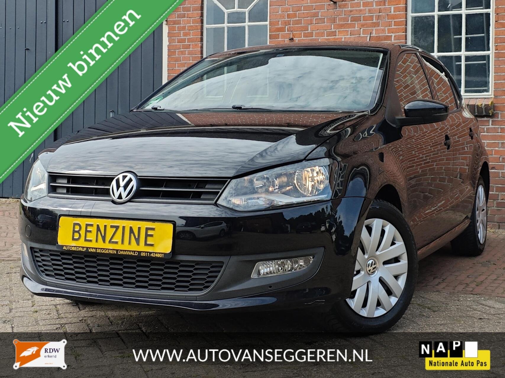 Volkswagen Polo 1.2 Team - Gar / Cruise / Clima / Stoelv., Auto's, Voorwielaandrijving, 972 kg, Gebruikt, 1198 cc