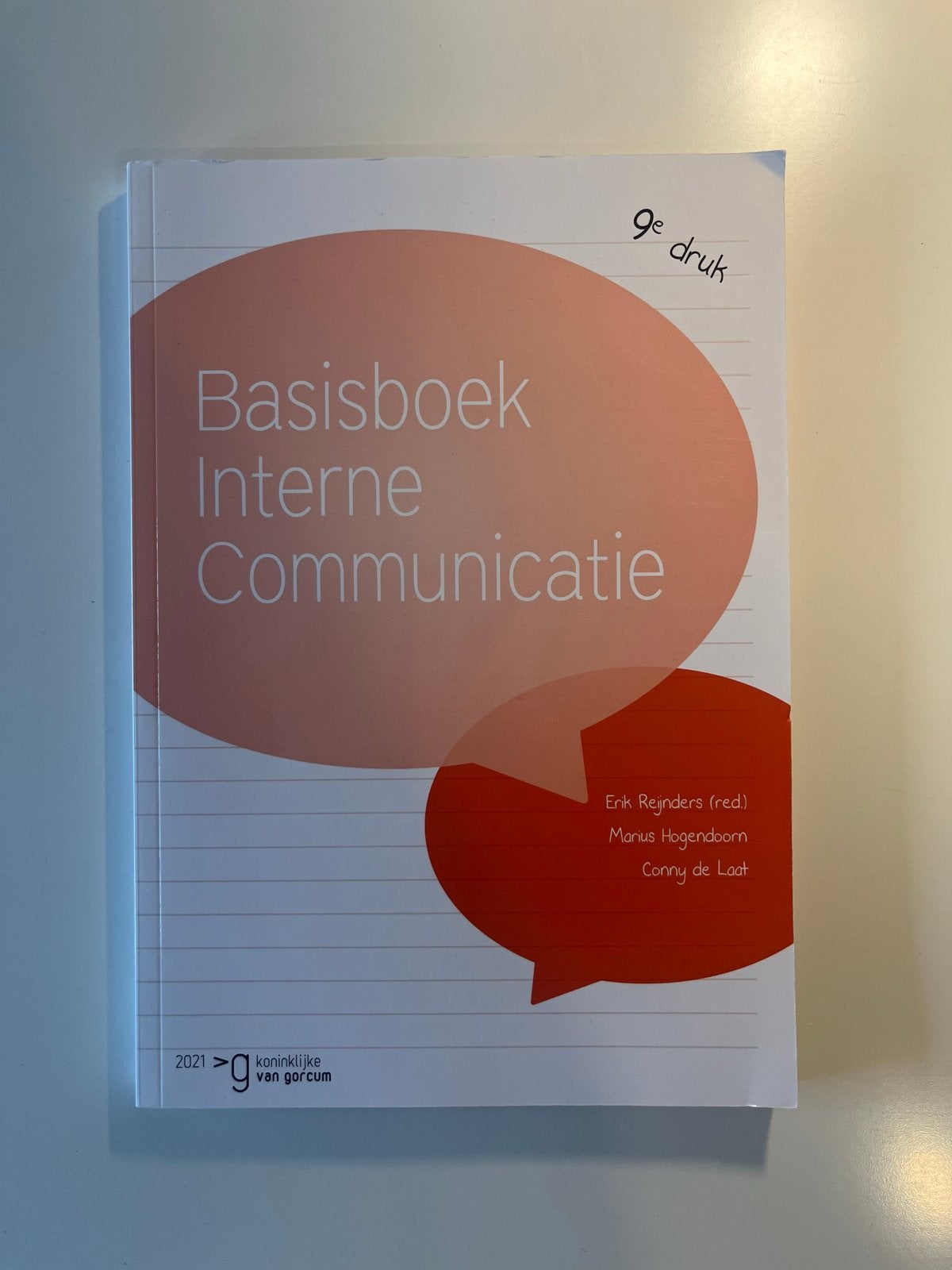 Basisboek Interne Communicatie 9e druk, Boeken, Ophalen of Verzenden, Gamma, Zo goed als nieuw, HBO