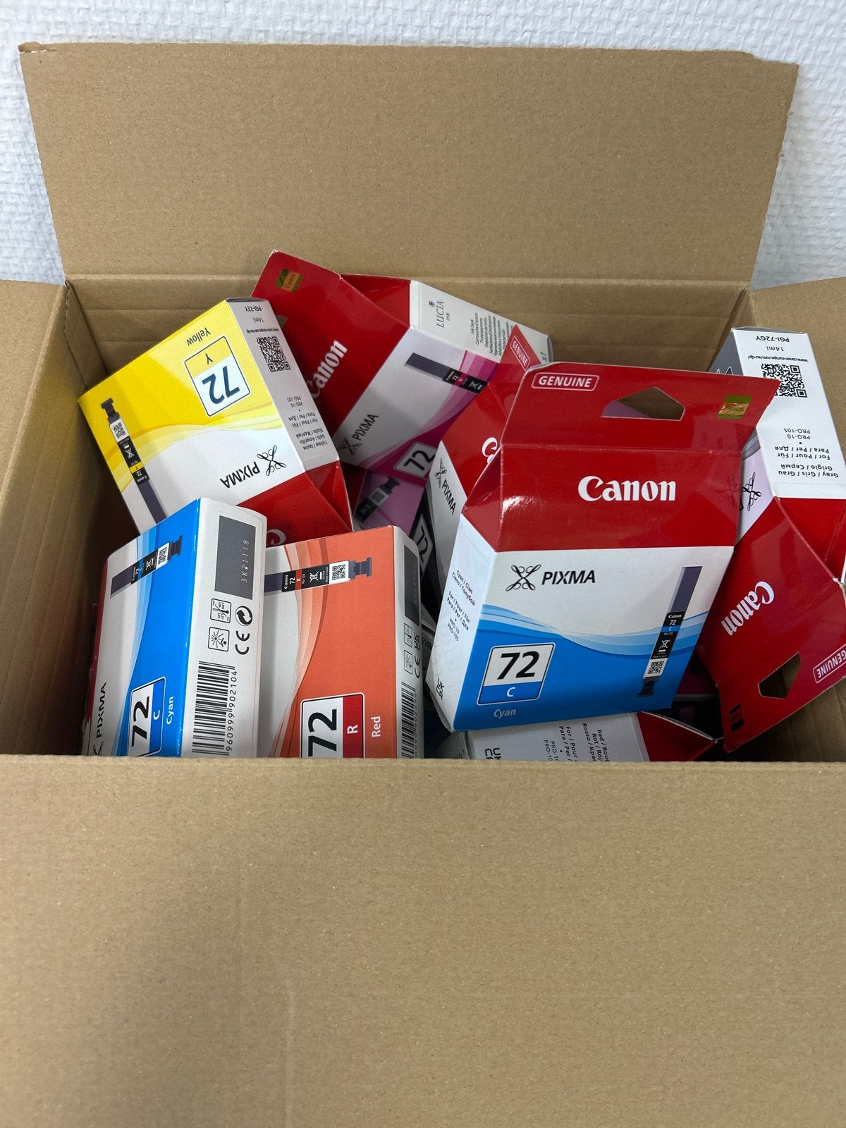 22 stuks Canon Pixma 72 Cartridges - Diverse Kleuren, Ophalen of Verzenden, Nieuw, Cartridge