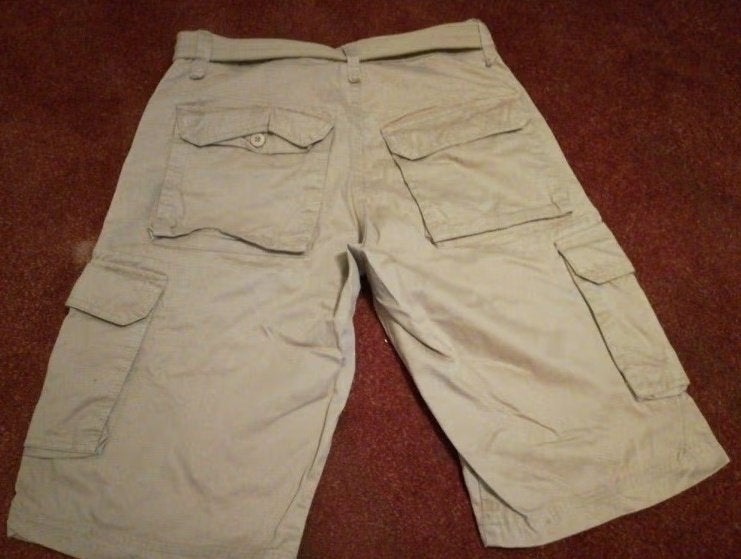 als Nieuw BPC cargo Korte broek Beige L - XL W36, Ophalen of Verzenden, Zo goed als nieuw, Maat 56/58 (XL), Beige