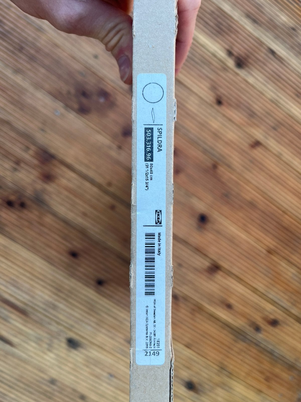 IKEA Spildra bovenblad, Verzenden, Nieuw