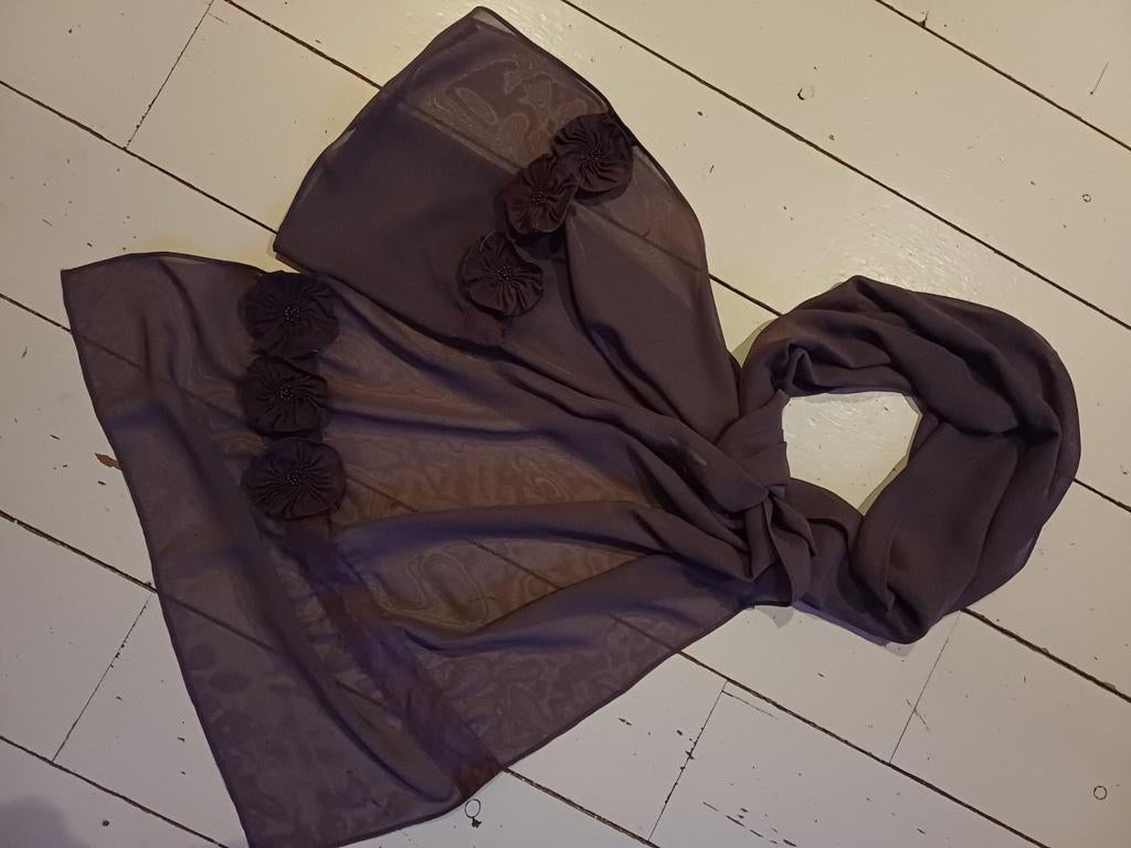 Sjieke buine sjaal, Kleding | Dames, Mutsen, Sjaals en Handschoenen, Ophalen, Zo goed als nieuw, Maat 46/48 (XL) of groter, Sjaal
