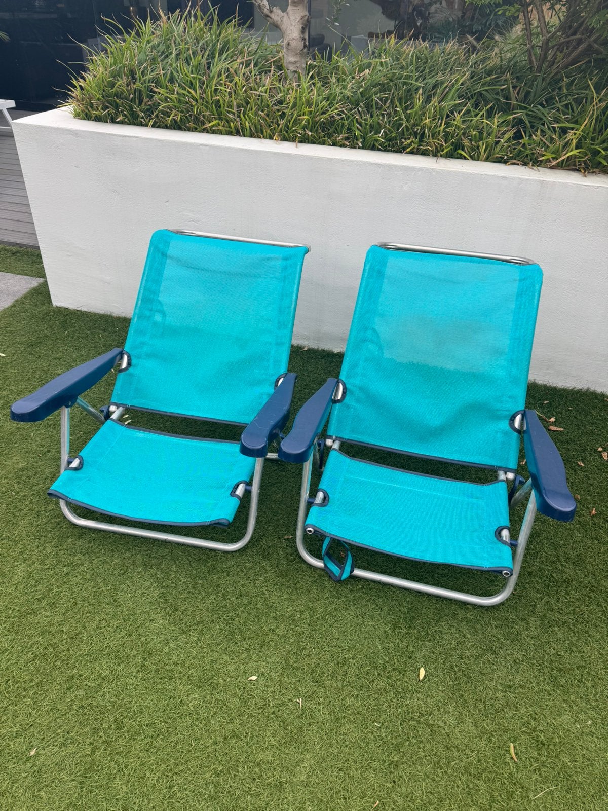 2 opvouwbare, relax strandstoeltjes, Ophalen, Zo goed als nieuw, Campingstoel