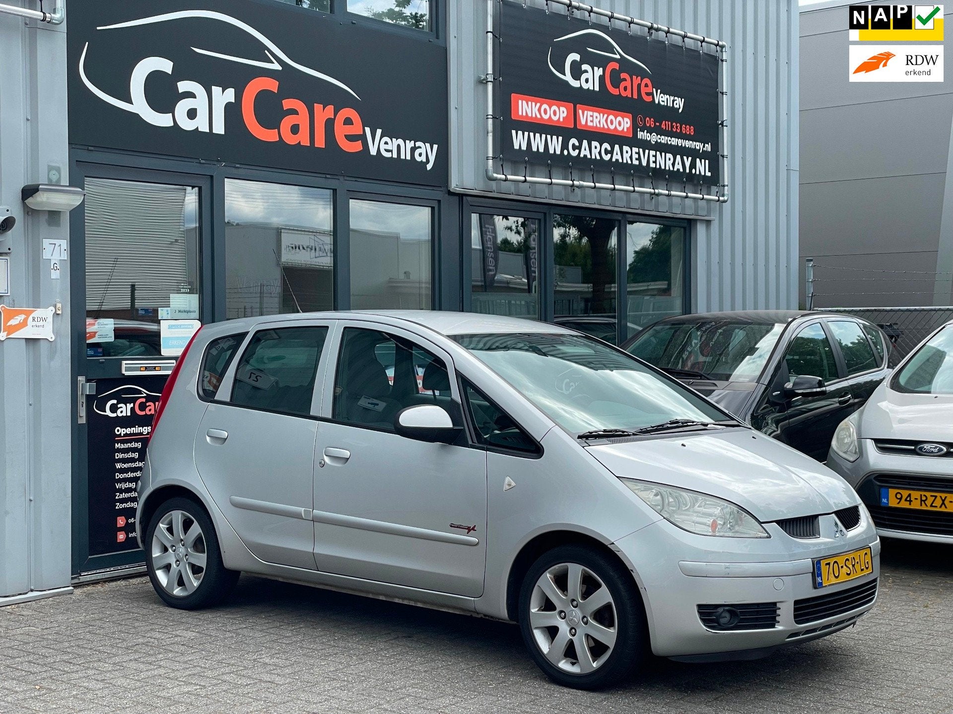 Mitsubishi Colt 1.3 Heartbeat APK04-2027 AIRCO NAP 5DEURS, Stof, Gebruikt, 31 €/maand, Colt