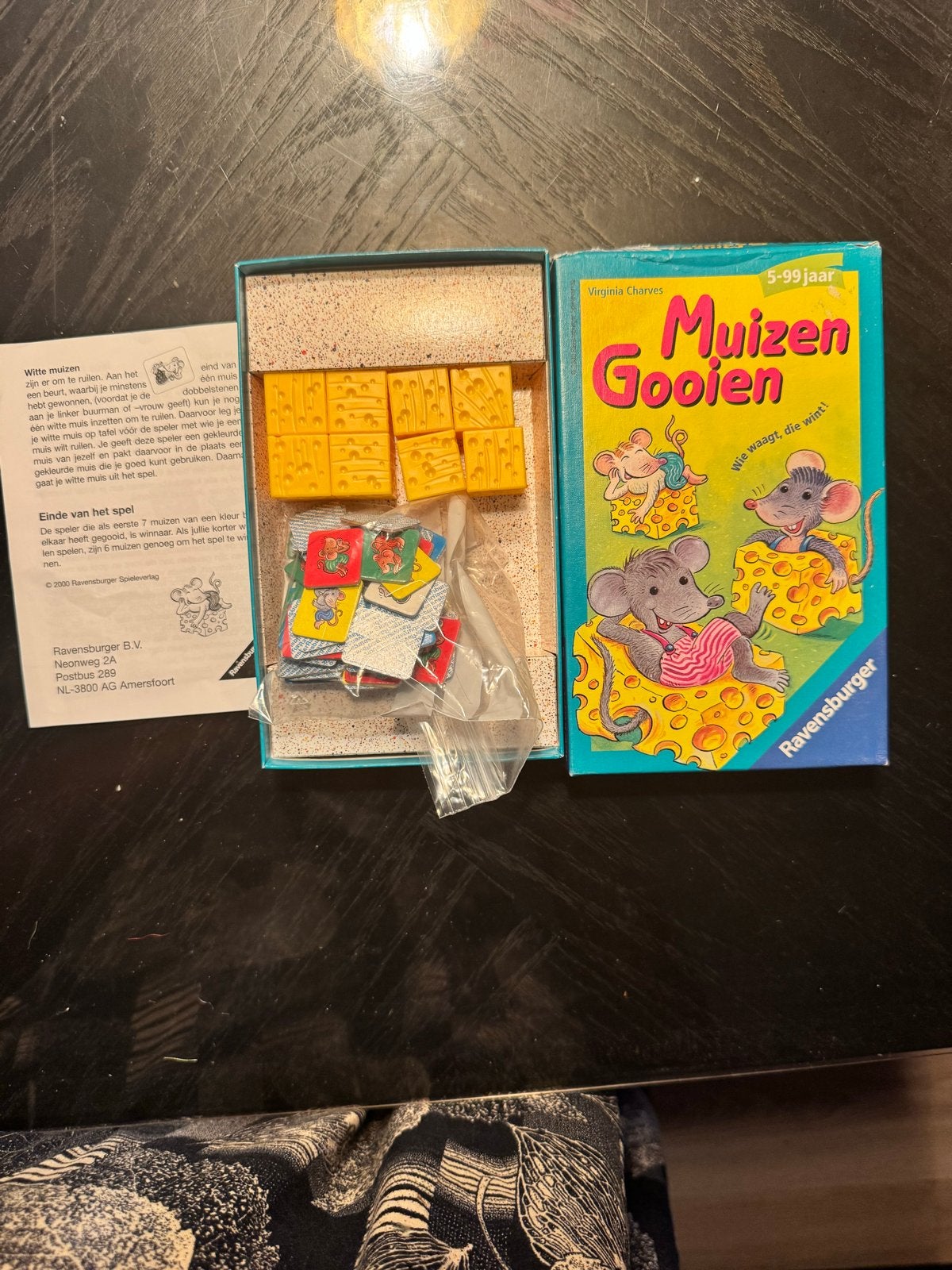 Ravensburger Muizen Gooien - Leuk familiespel!, Een of twee spelers, Ophalen, Gebruikt