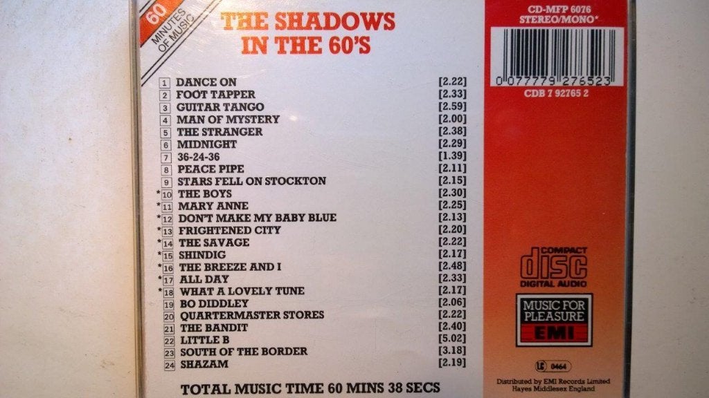The Shadows - The Shadows In The 60's, Ophalen of Verzenden, Zo goed als nieuw, Pop, Album