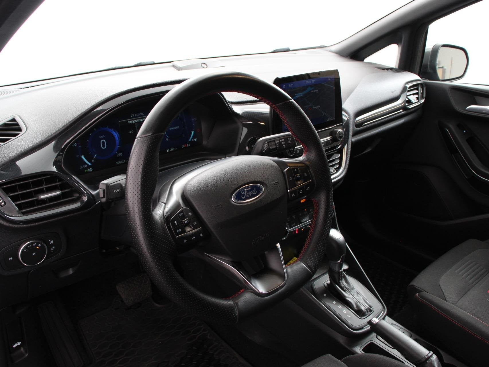Ford Fiesta 1.0 EcoBoost Hybrid 136pk ST-Line X Automaat B&O, Auto's, Ford, Euro 6, Automatische klimaatregeling, Bedrijf, 19 km/l