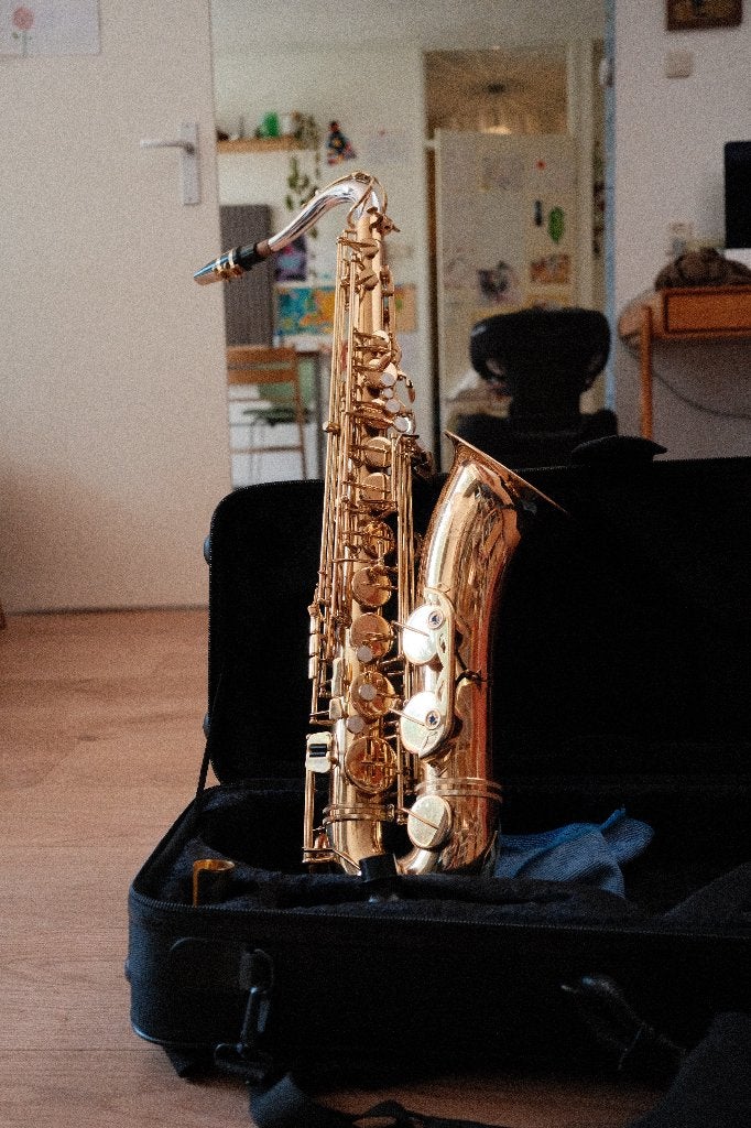 Jupiter JTS-789 Tenorsaxofoon, Muziek en Instrumenten, Ophalen, Zo goed als nieuw, Tenor, Met koffer