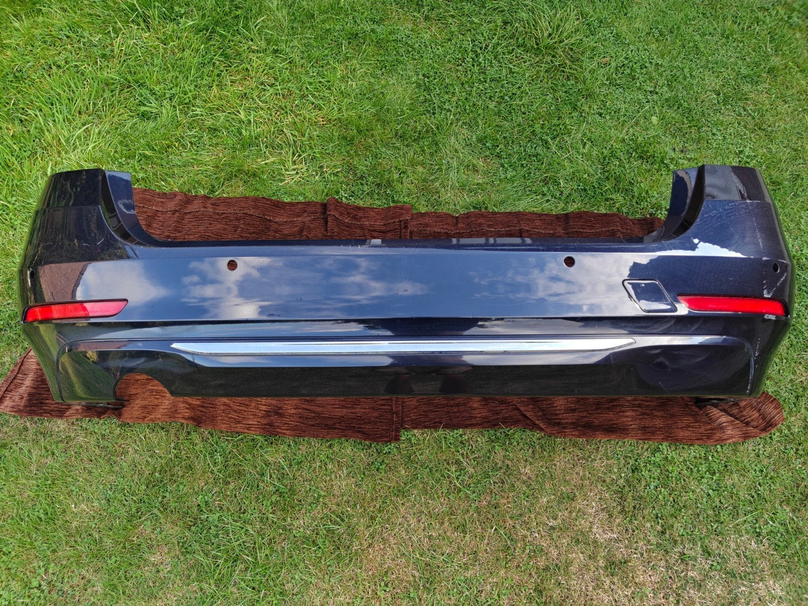BMW F31 Achterbumper & Sideskirts Imperialblauw, Ophalen, Gebruikt, Bumper, BMW