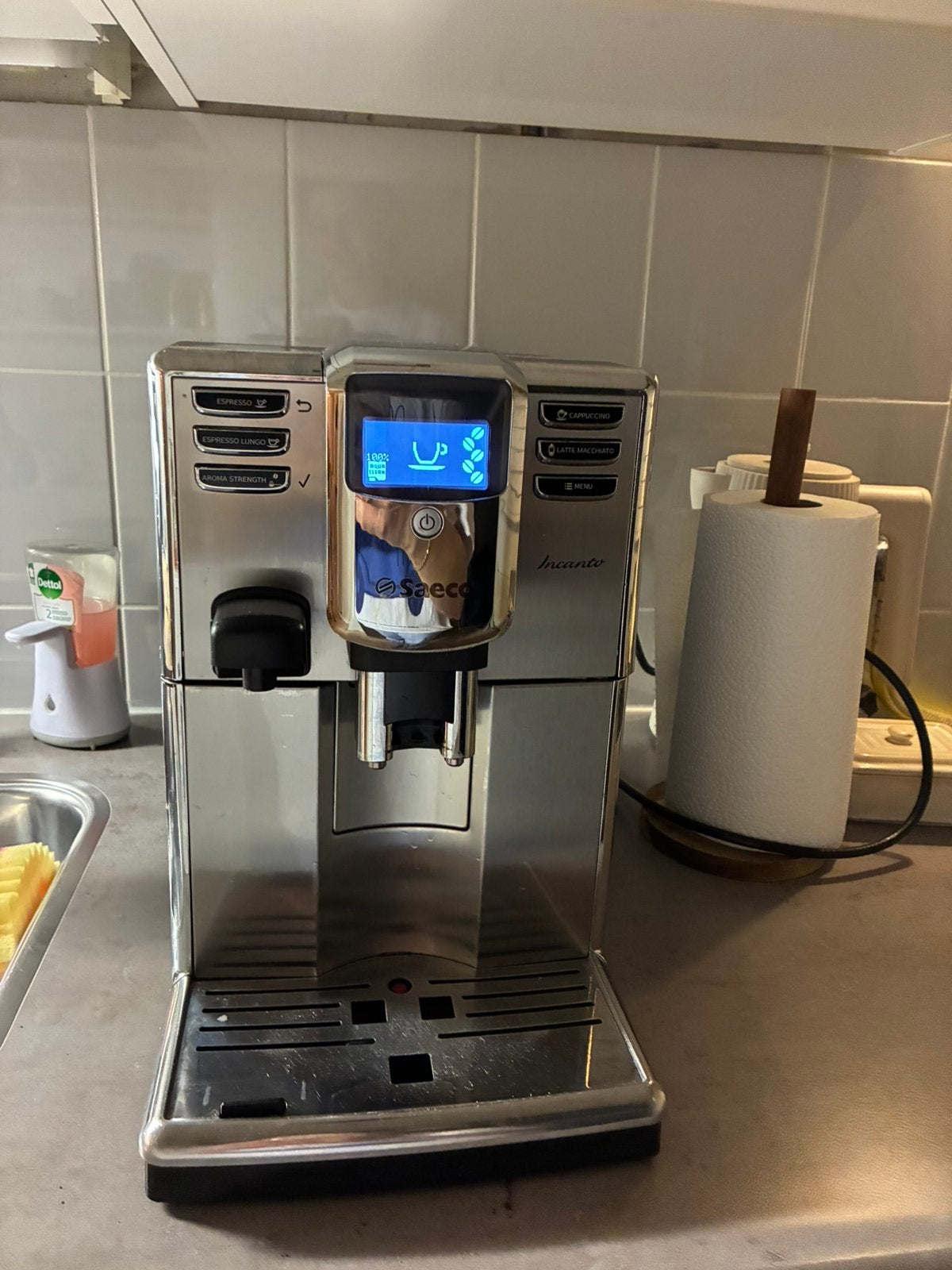 Saeco Incanto HD8917/01 volautomatische koffiemachine, Ophalen, Gebruikt, Koffiemachine, Koffiebonen