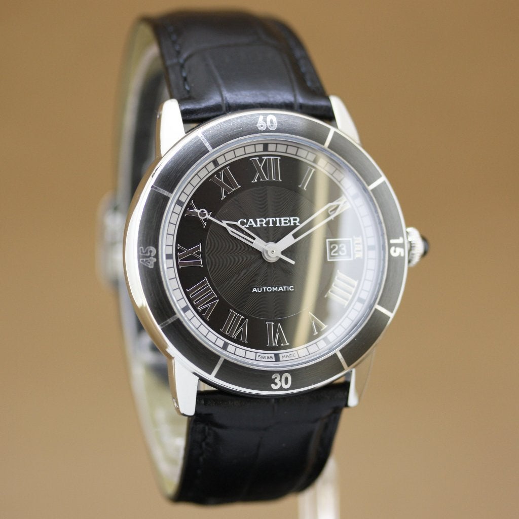 Cartier Ronde Croisière – Ref. 3886, Overige merken, Staal, Polshorloge, Ophalen of Verzenden
