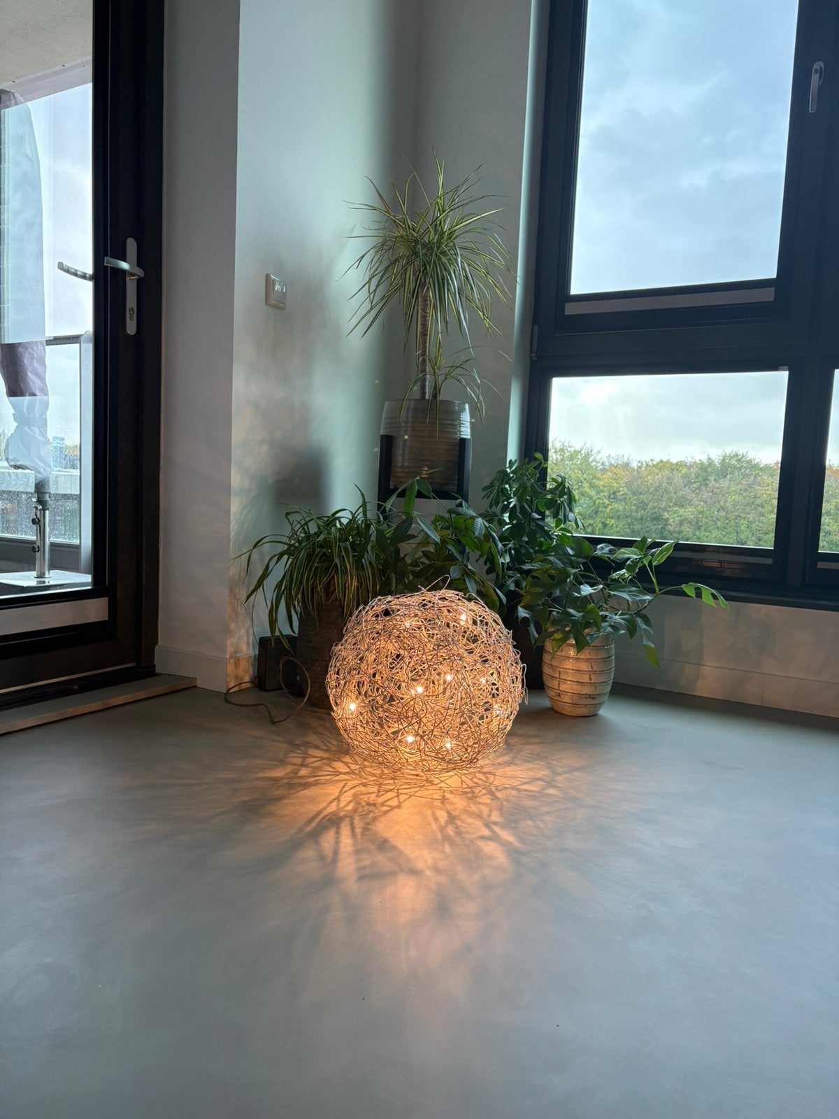 Mooie design vloerlamp, dimlicht, Ophalen, Modern design, Gebruikt, Overige fittingen