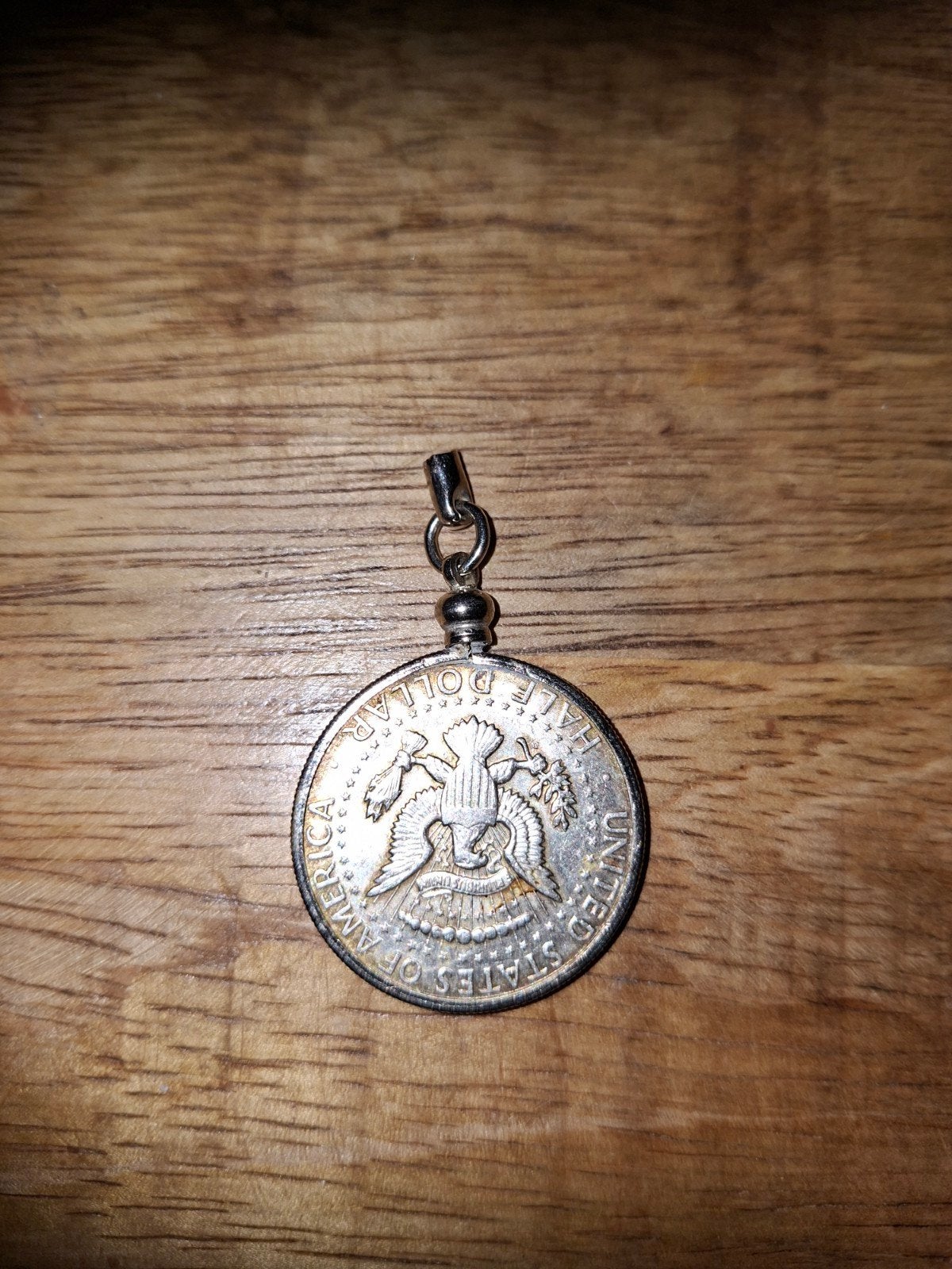 Kennedy Half Dollar Munt Hanger - 1964, Ophalen of Verzenden
